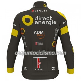 Maillot mangas largas 2017 Direct Energie N001